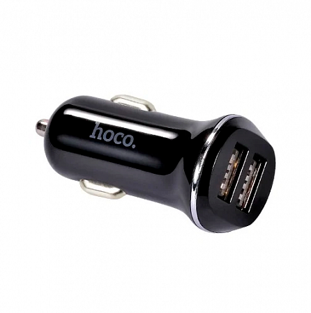 Автомобильное зарядное устройство Hoco Z1 2xUSB 2.1A (Black)