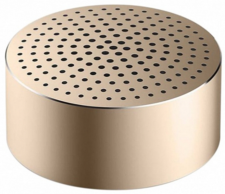 Портативная колонка Bluetooth Portable Round Box Gold